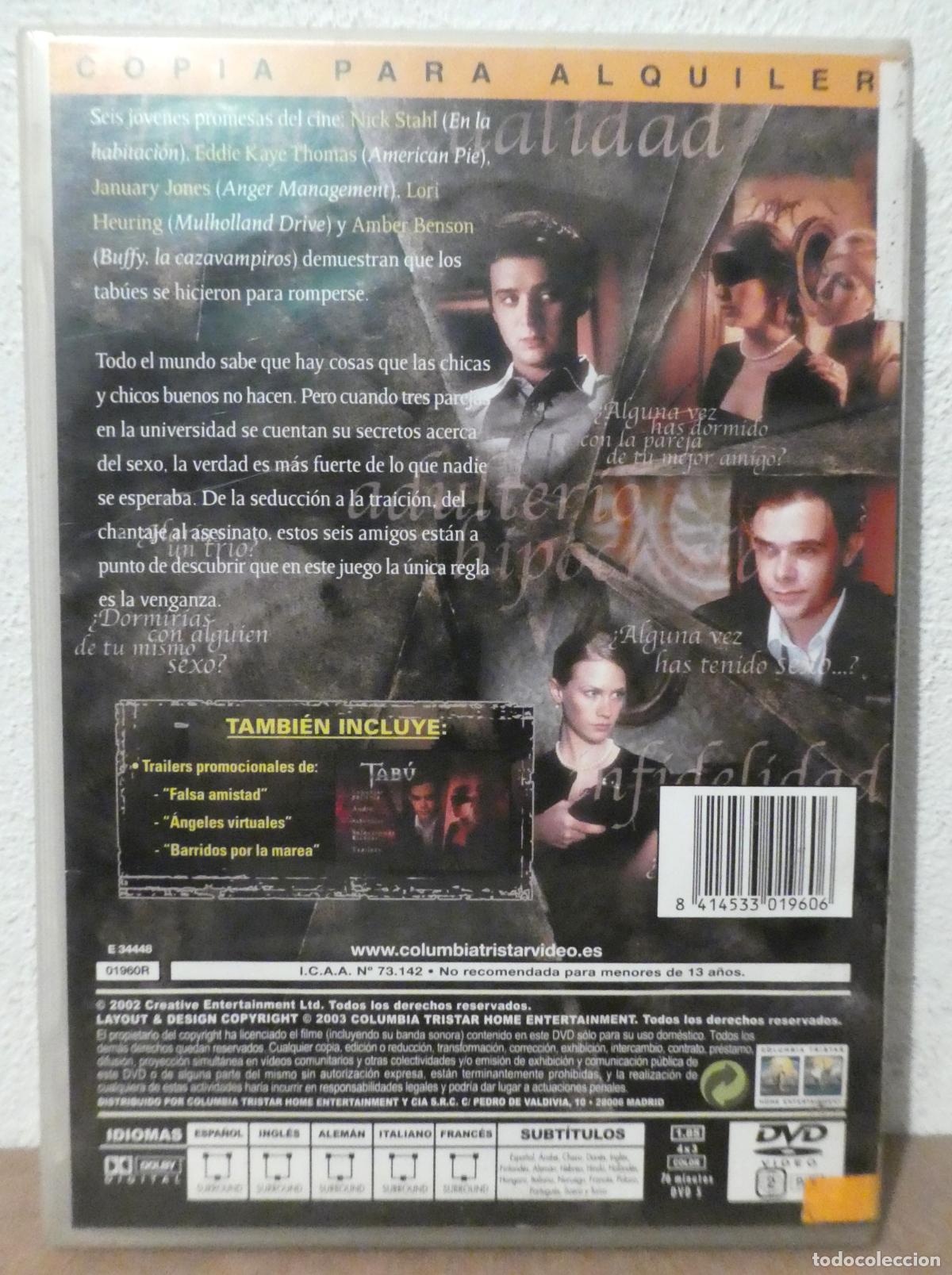 Cine: DVD TAB&Uacute; NICK STAHL - - Foto 2