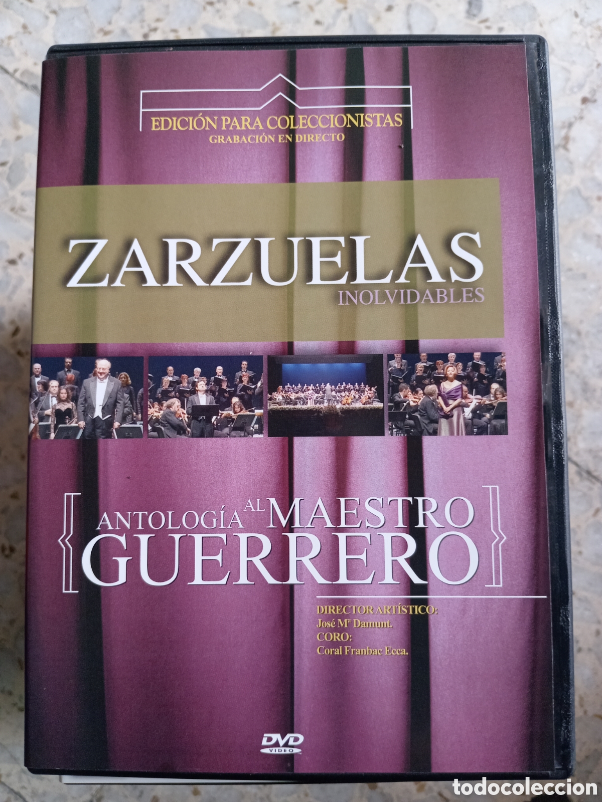 Cin&eacute;ma: DVD ANTOLOGIA AL MAESTRO GUERRERO ZARZUELAS INOLVIDABLES