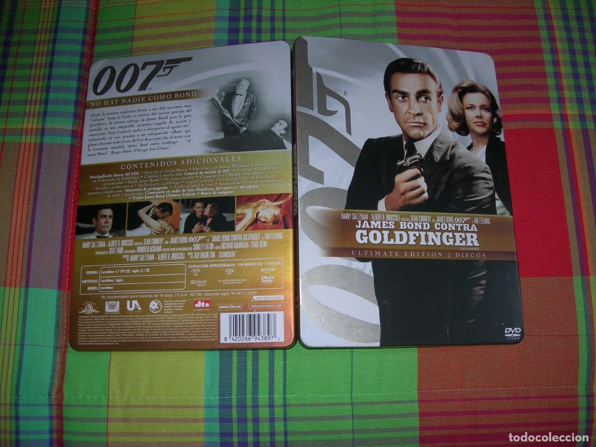 Cine: JAMES BOND CONTRA GOLDFINGER / 2 DVD&acute;S / ULTIMATE EDITION / CAJA MET&Aacute;LICA / COLECCI&Oacute;N PARTICULAR