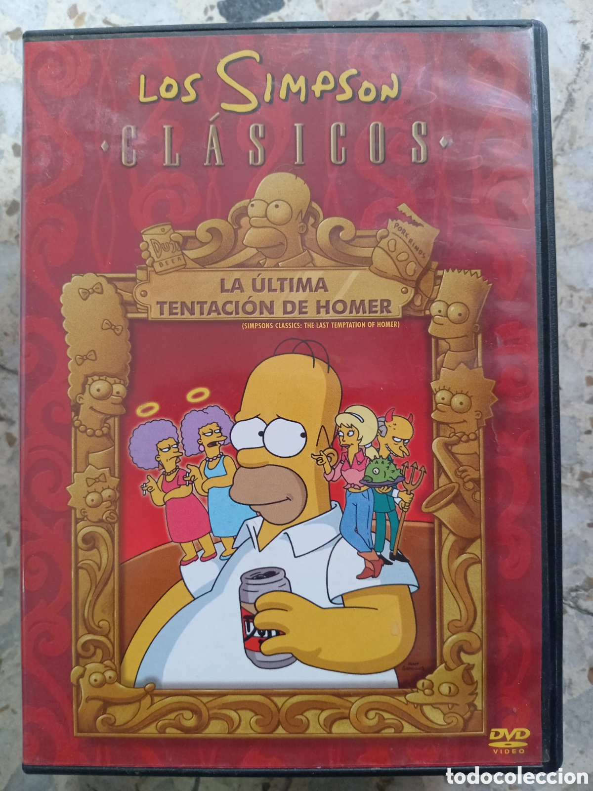 Cine: DVD LOS SIMPSON LA ULTIMA TENTACION DE HOMER