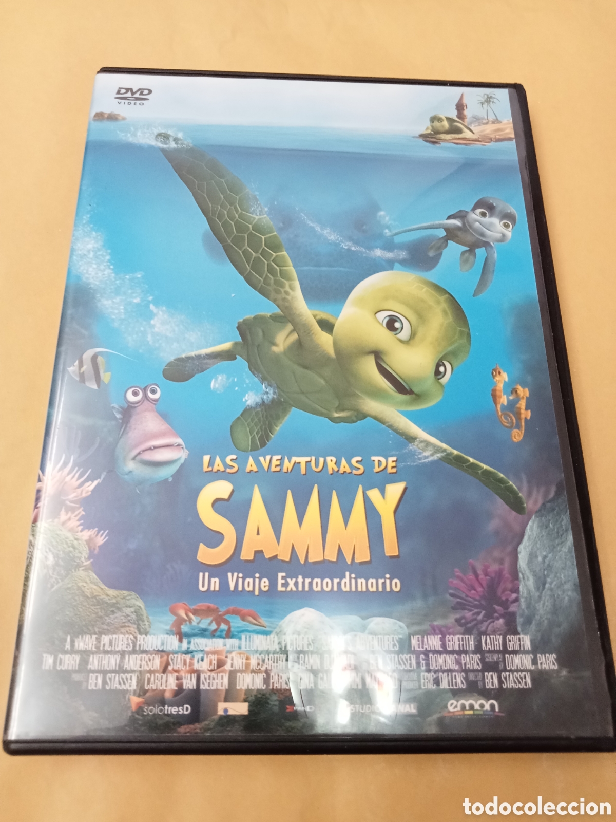 Kino: Dvd. Las aventuras de Sammy. Animaci&oacute;n.