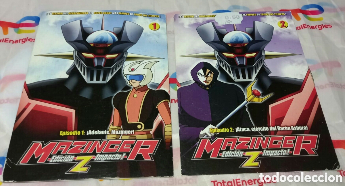 Cine: Mazinger z edicion impacto 1 y 2 DVD