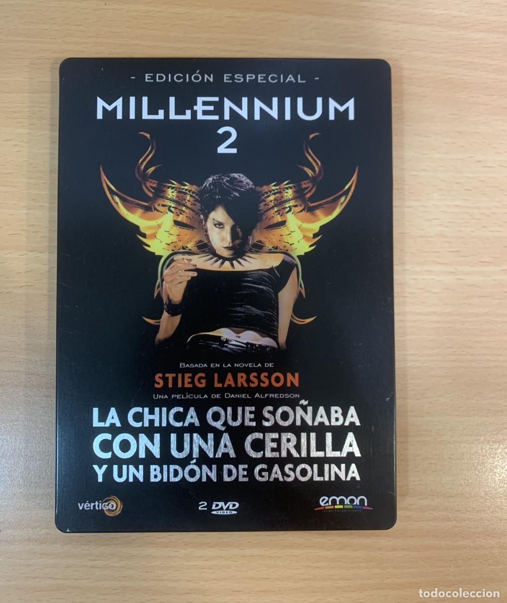 Cine: DVD CAJA MET&Aacute;LICA STEELBOOK 2 DISCOS - MILLENNIUM 2, LA CHICA QUE SO&Ntilde;ABA... (2009)