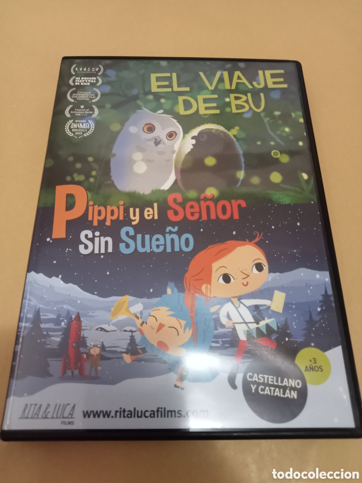 Cine: Dvd. El viaje de Bu/ Pippi y el se&ntilde;or son sue&ntilde;o. Descatalogado.