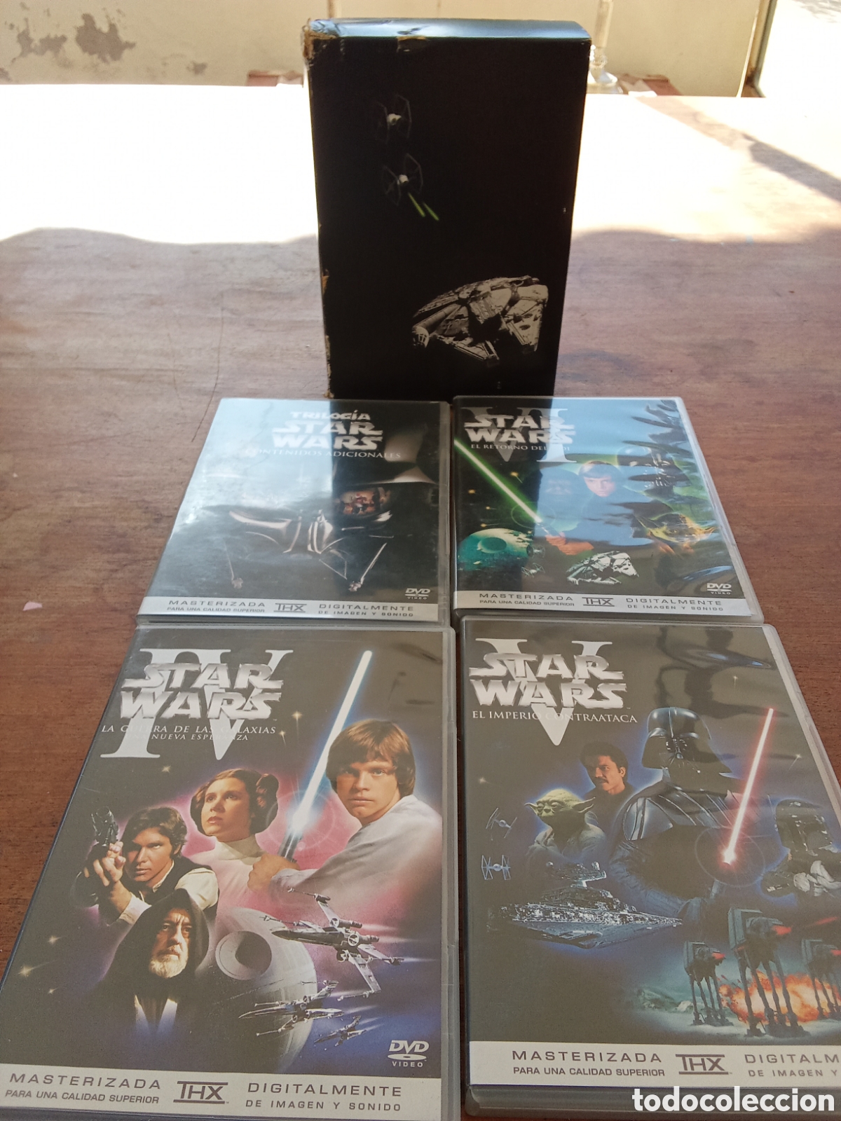 Cine: DVD Star Wars trilogia .