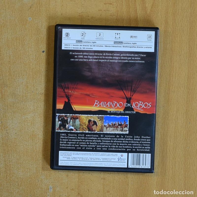 Cine: BAILANDO CON LOBOS - DVD - Foto 2