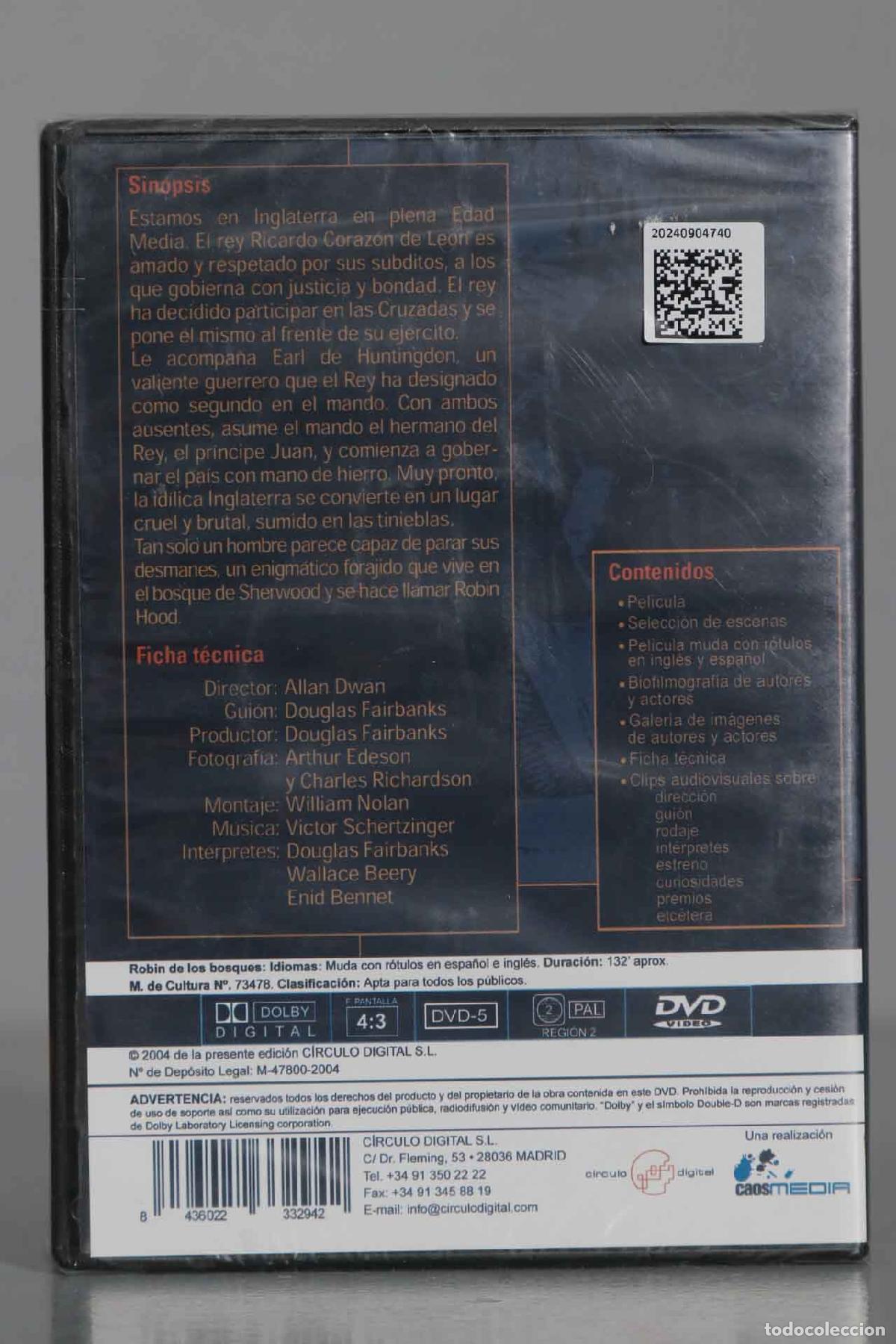 Cine: DVD. ROBIN DE LOS BOSQUES. PRECINTADO - Foto 2