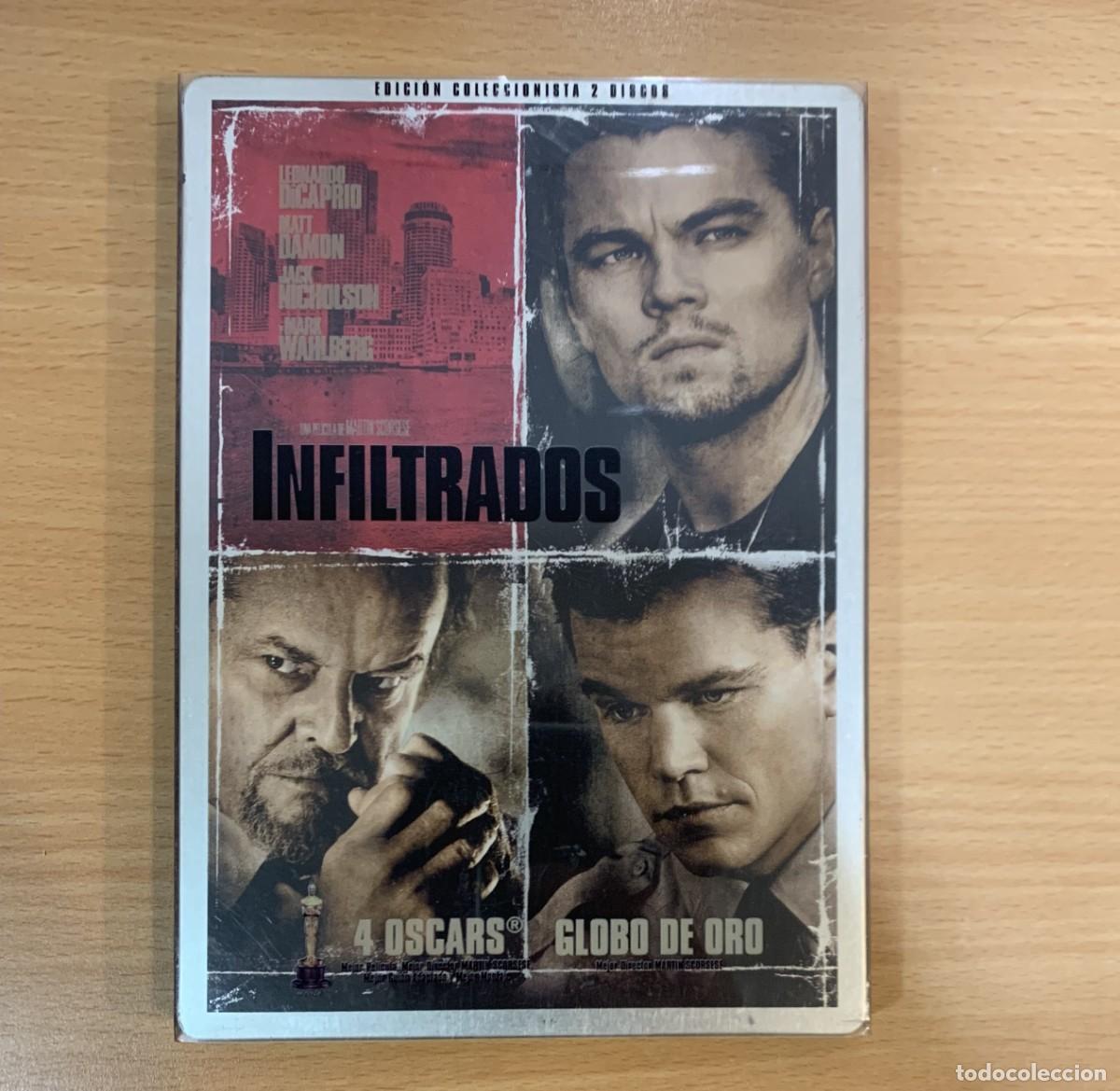 Cine: DVD CAJA MET&Aacute;LICA STEELBOOK 2 DISCOS CINE DE LA MAFIA USA - INFILTRADOS (2006)