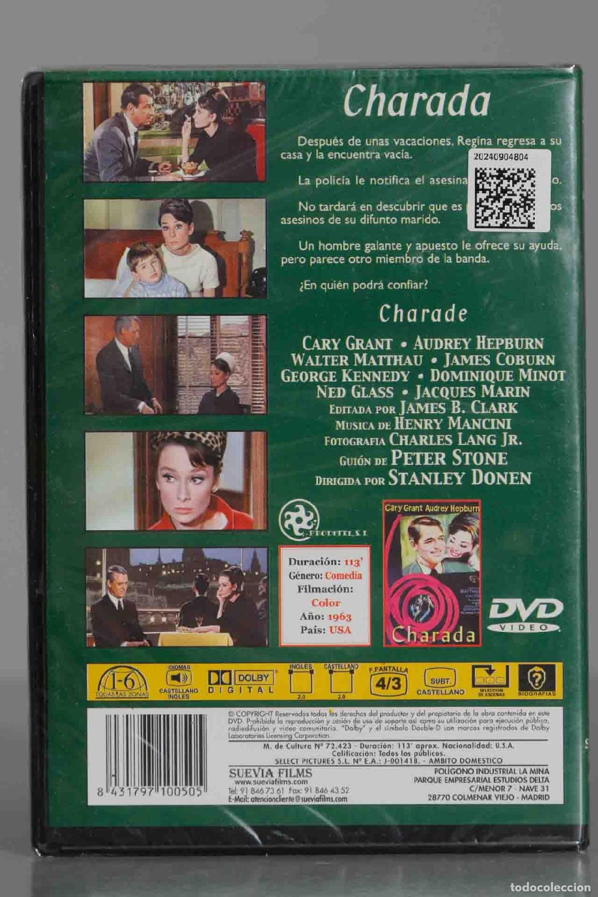Cine: DVD. CHARADA. PRECINTADO - Foto 2
