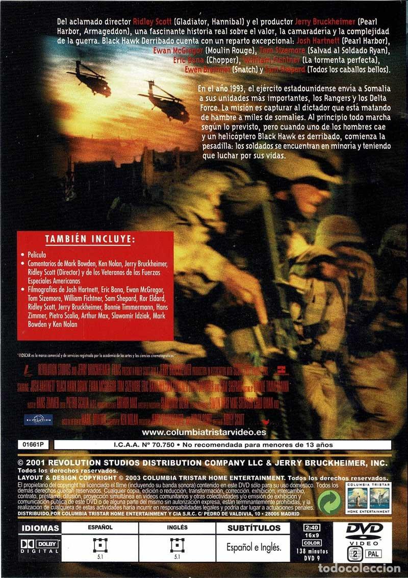 Cine: Black Hawk Derribado. DVD - Foto 2