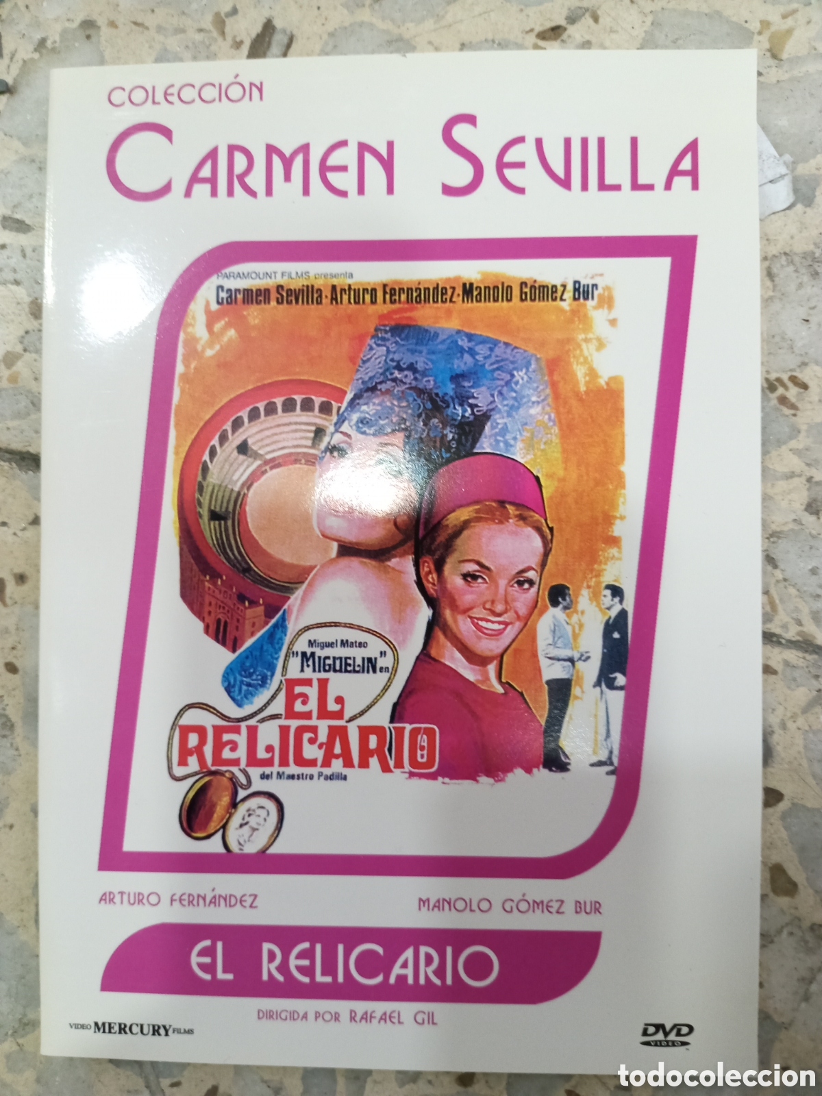 Cine: DVD EL RELICARIO CARMEN SEVILLA CARTON