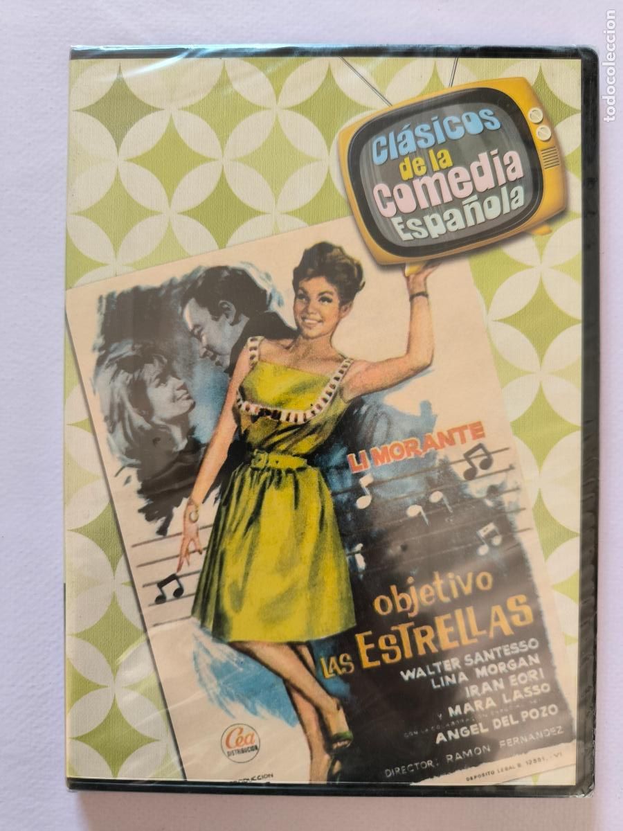 Cinema: DVD OBJETIVO LAS ESTRELLAS - LI MORANTE - CAJA SLIM - NUEVO, PRECINTADO (EI)
