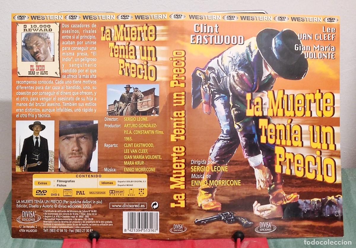 Cine: Caratula DVD La muerte tenia un precio (SIN DISCO)ㅤㅤㅤ