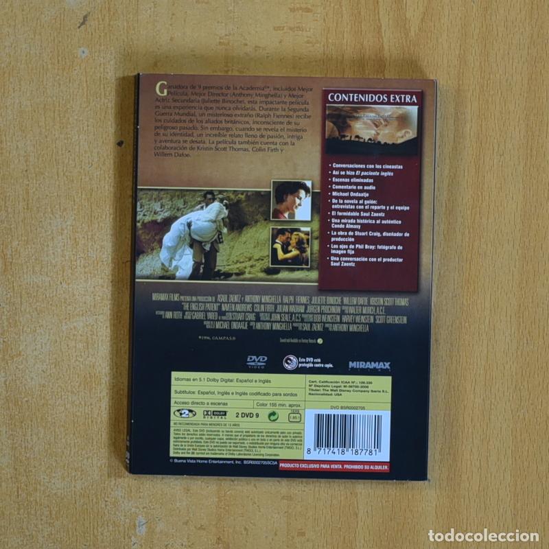Cine: EL PACIENTE INGLES - DVD - Foto 2