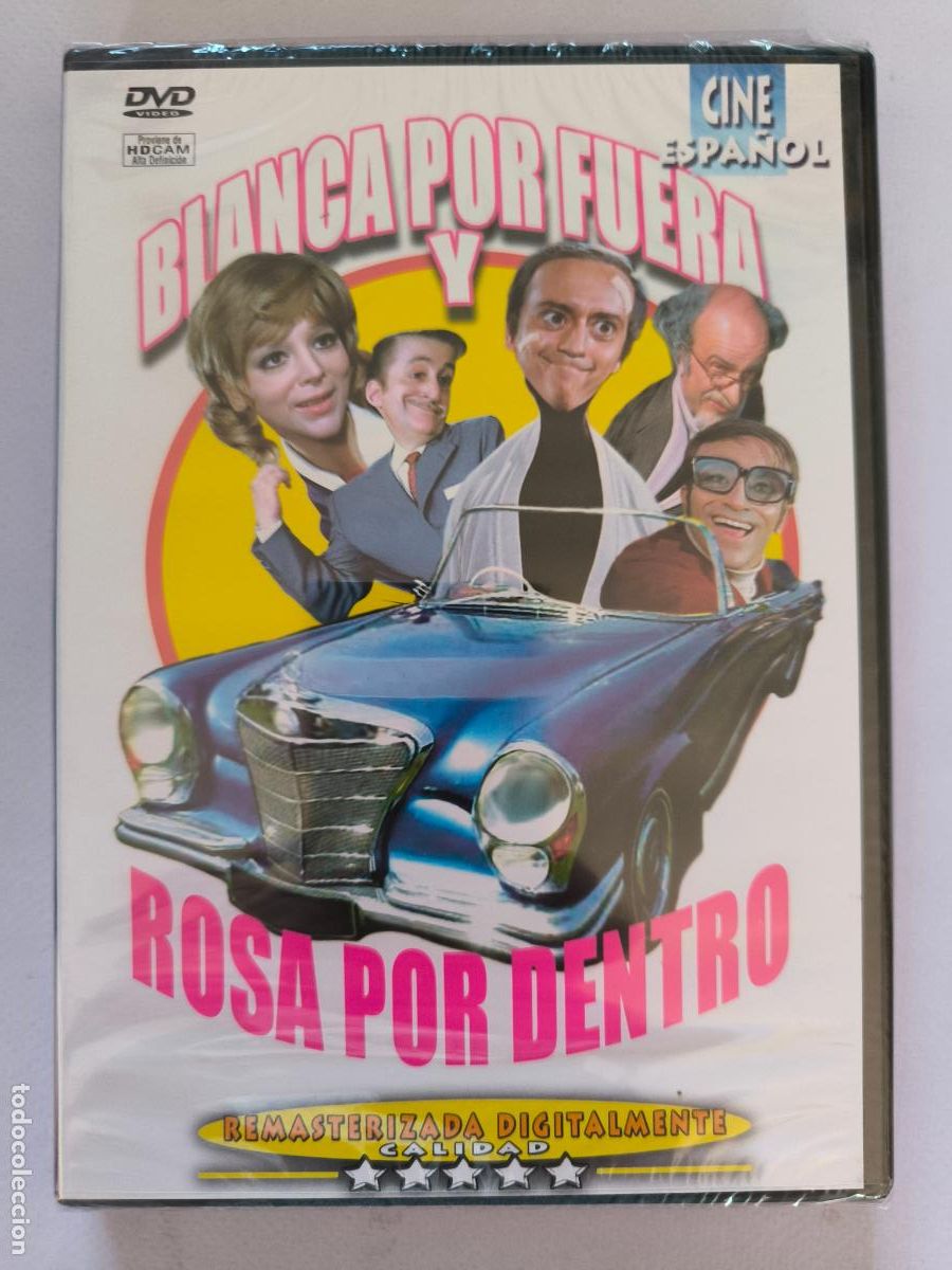Cinema: DVD BLANCA POR FUERA Y ROSA POR DENTRO - NUEVO, PRECINTADO (FN)