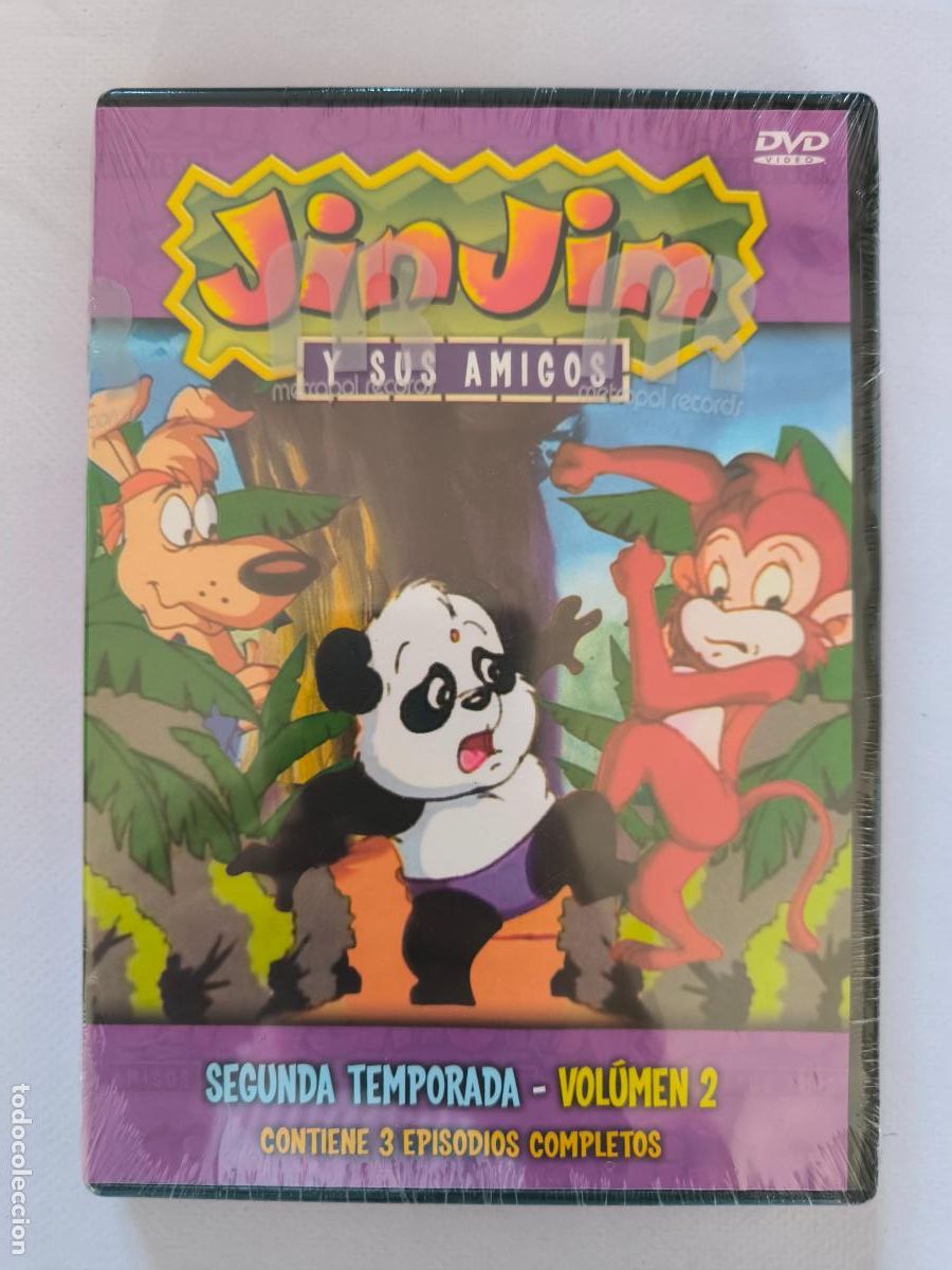 Cinema: DVD JINJIN Y SUS AMIGOS - SEGUNDA TEMPORADA VOL. 2 - NUEVO, PRECINTADO (F&Ntilde;)