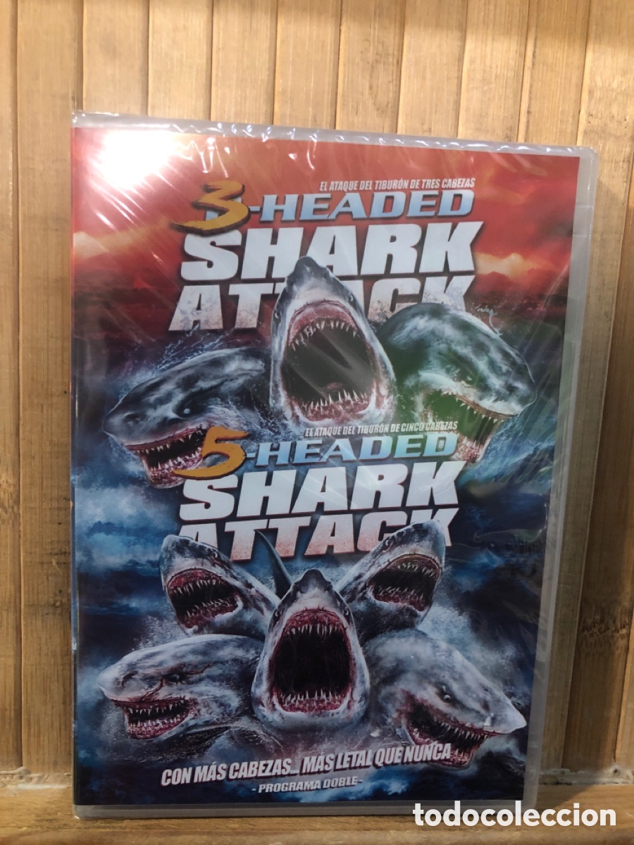 Cinema: 3- Headed Sharck Attack + 5- Headed Sharck Attack DVD - Precintado -