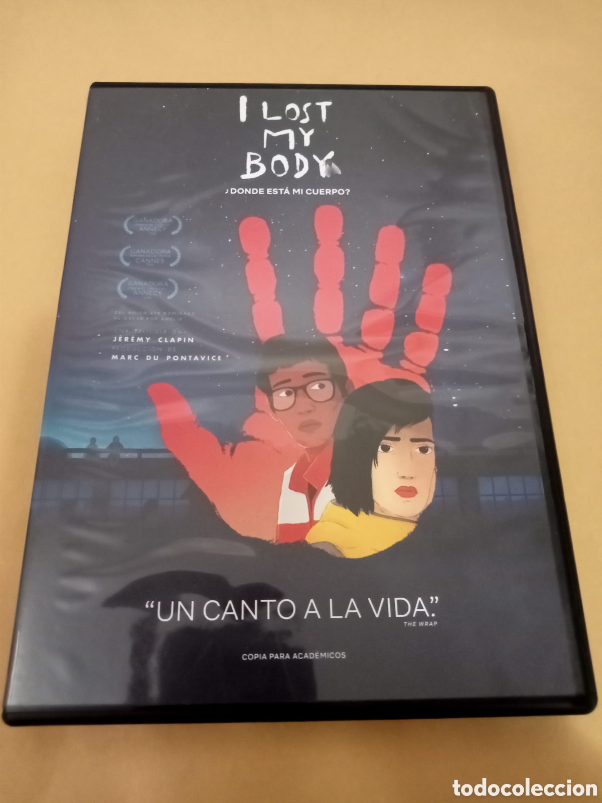 Cine: Dvd. I lost my body. &iquest;D&oacute;nde est&aacute; mi cuerpo? Rareza.