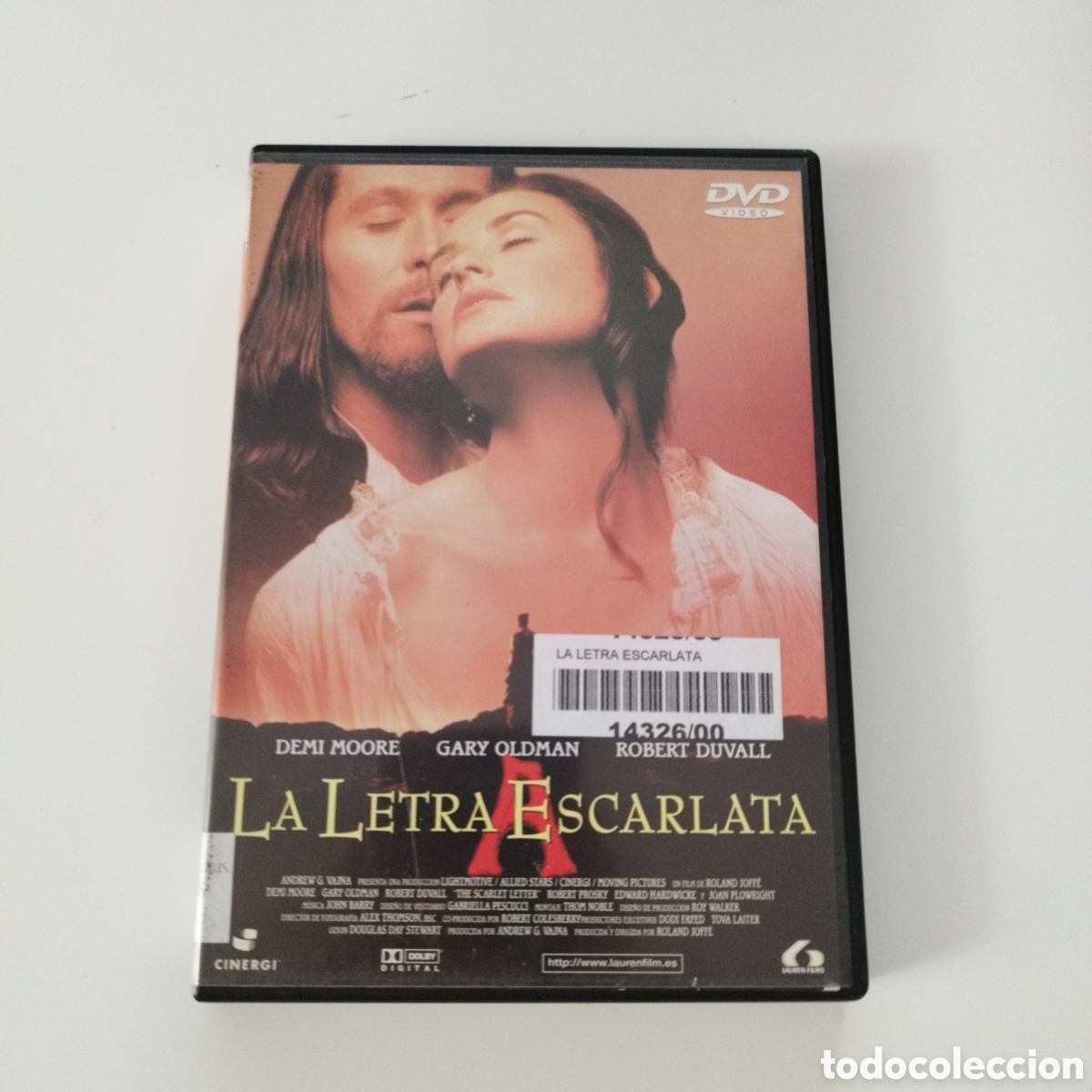 Kino: DVD / LA LETRA ESCARLATA / DEMI MOORE / GARY OLDMAN / ROBERT DUVALL