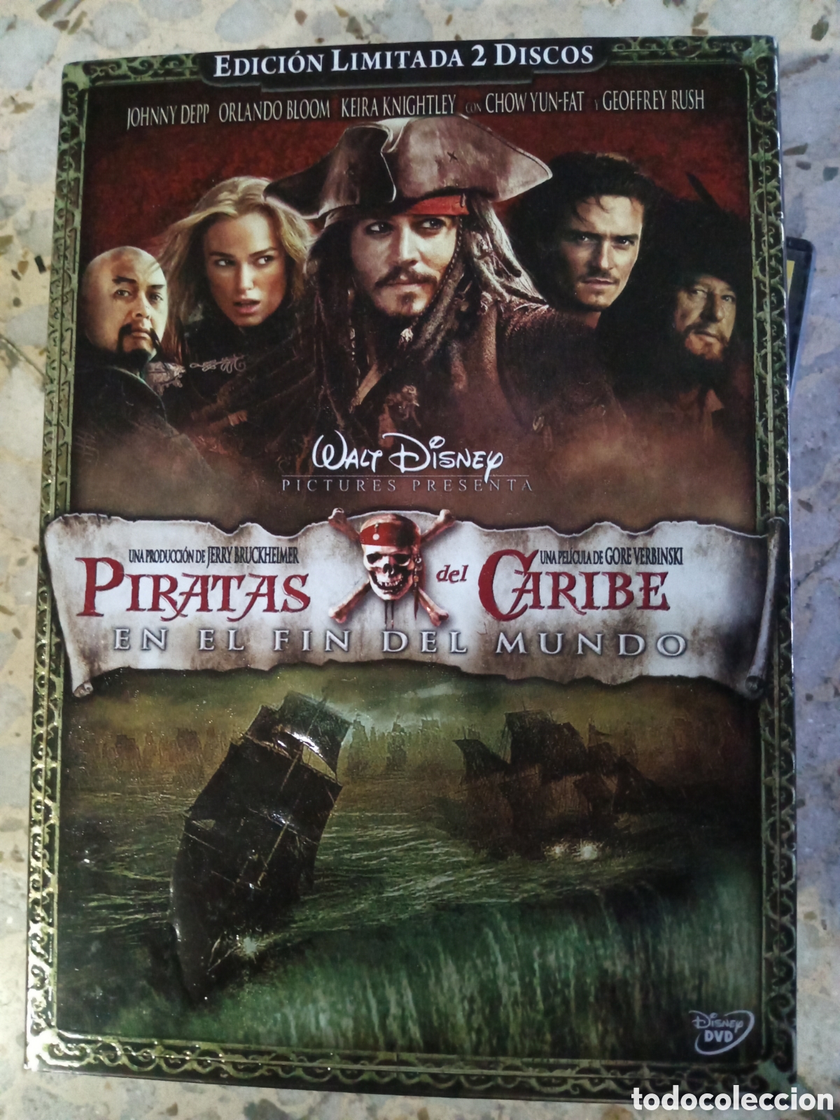 Cine: DVD PIRATAS DEL CARIBE EN EL FIN DEL MUNDO EDICION 2 DVD