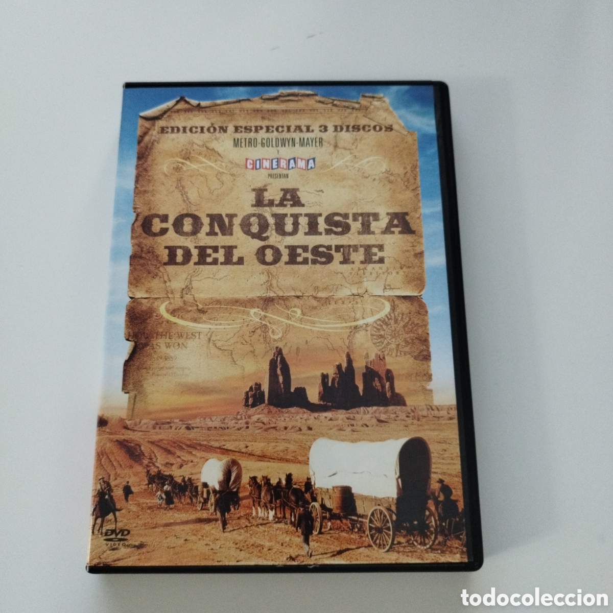 Cine: DVD / LA CONQUISTA DEL OESTE / EDICION ESPECIAL 3 DISCOS