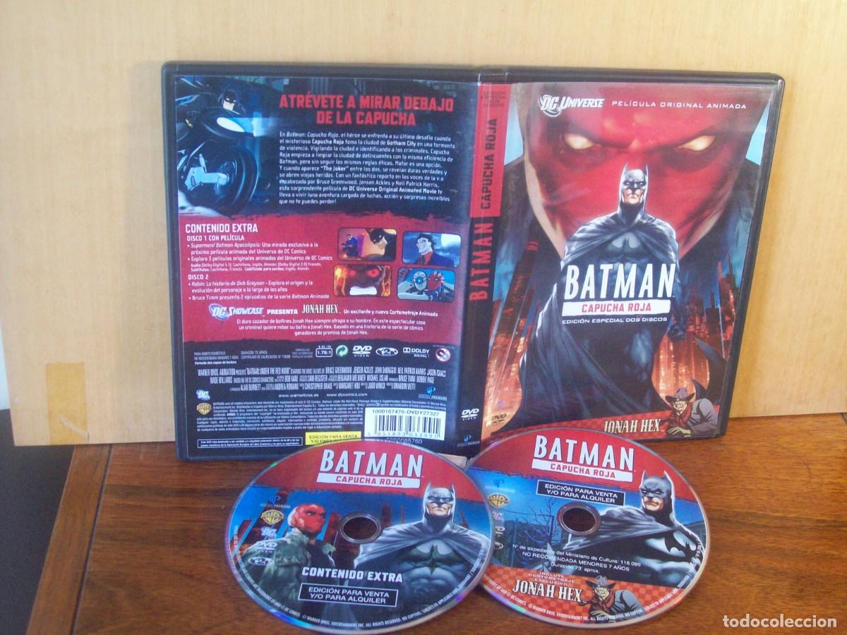Cine: BATMAN CAPUCHA ROJA EDICION ESPECIAL 2 DISCOS - PELICULA ORIGINAL ANIMADA
