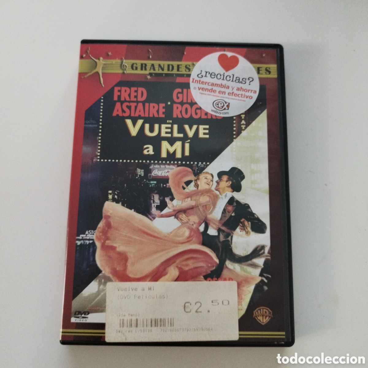 Cinema: DVD / VUELVE A MI / FRED ASTAIRE - GINGER ROGERS