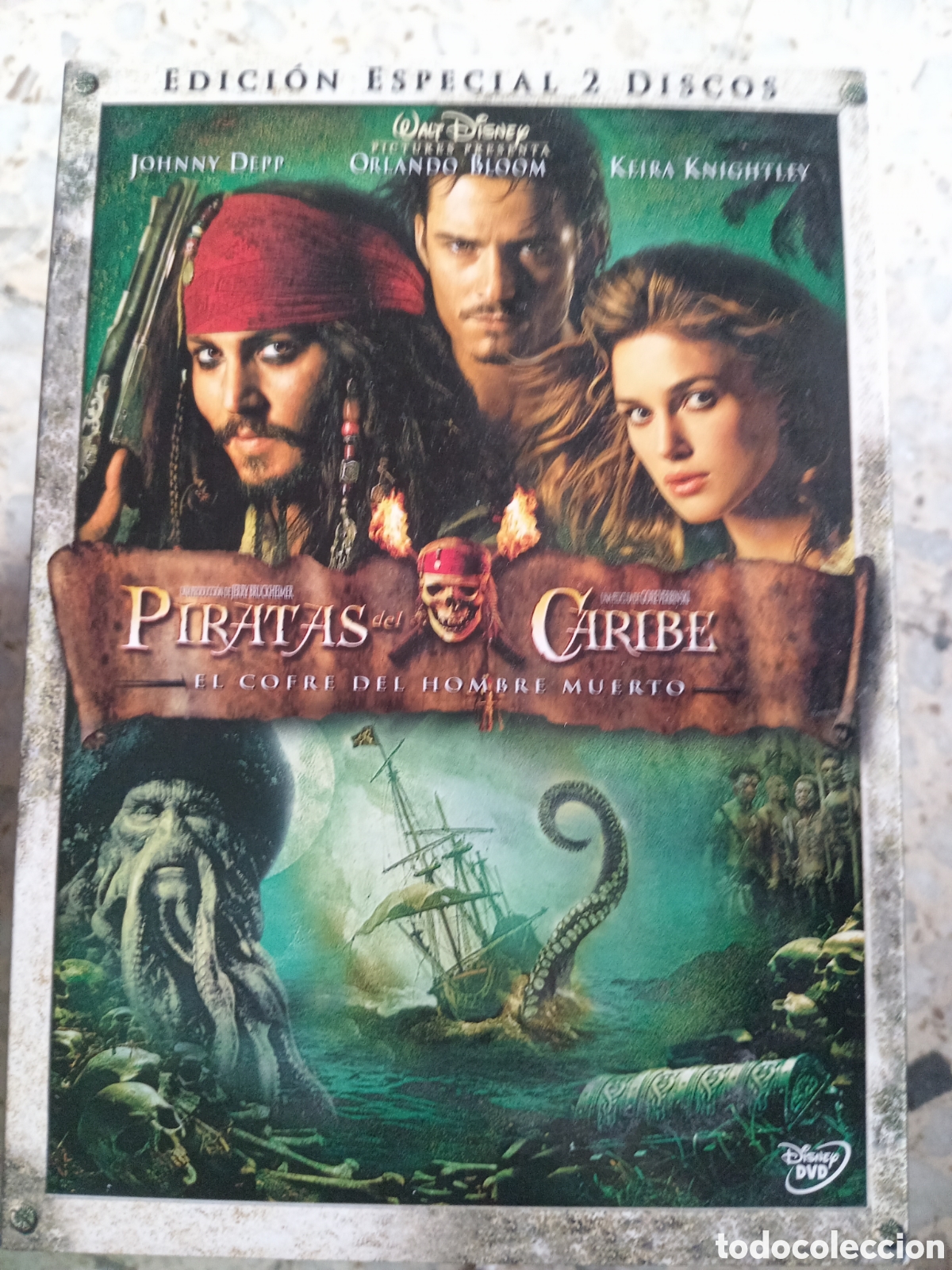 Cine: DVD PIRATAS DEL CARIBE EL COFRE DEL HOMBRE MUERTO EDICION 2 DVD