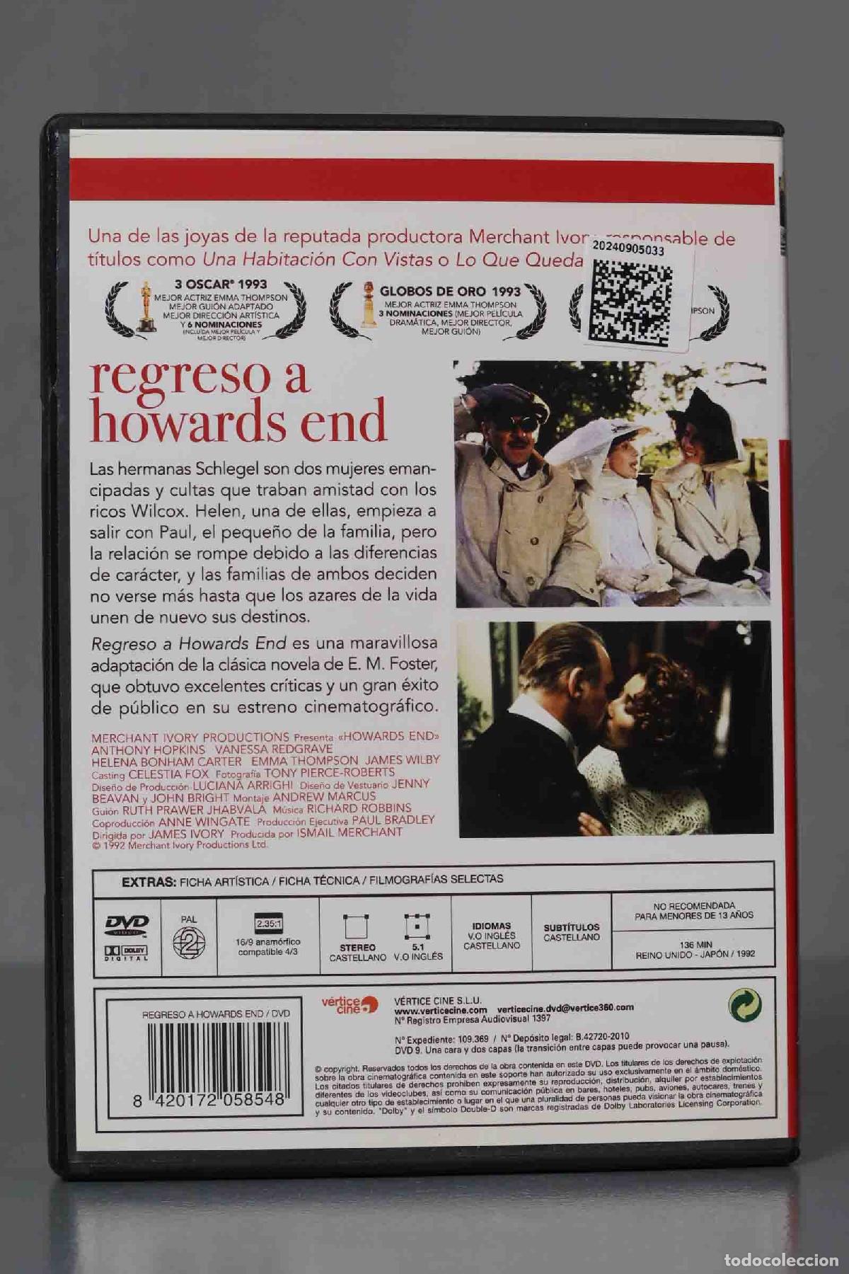 Cine: DVD. Regreso A Howards End - Foto 2