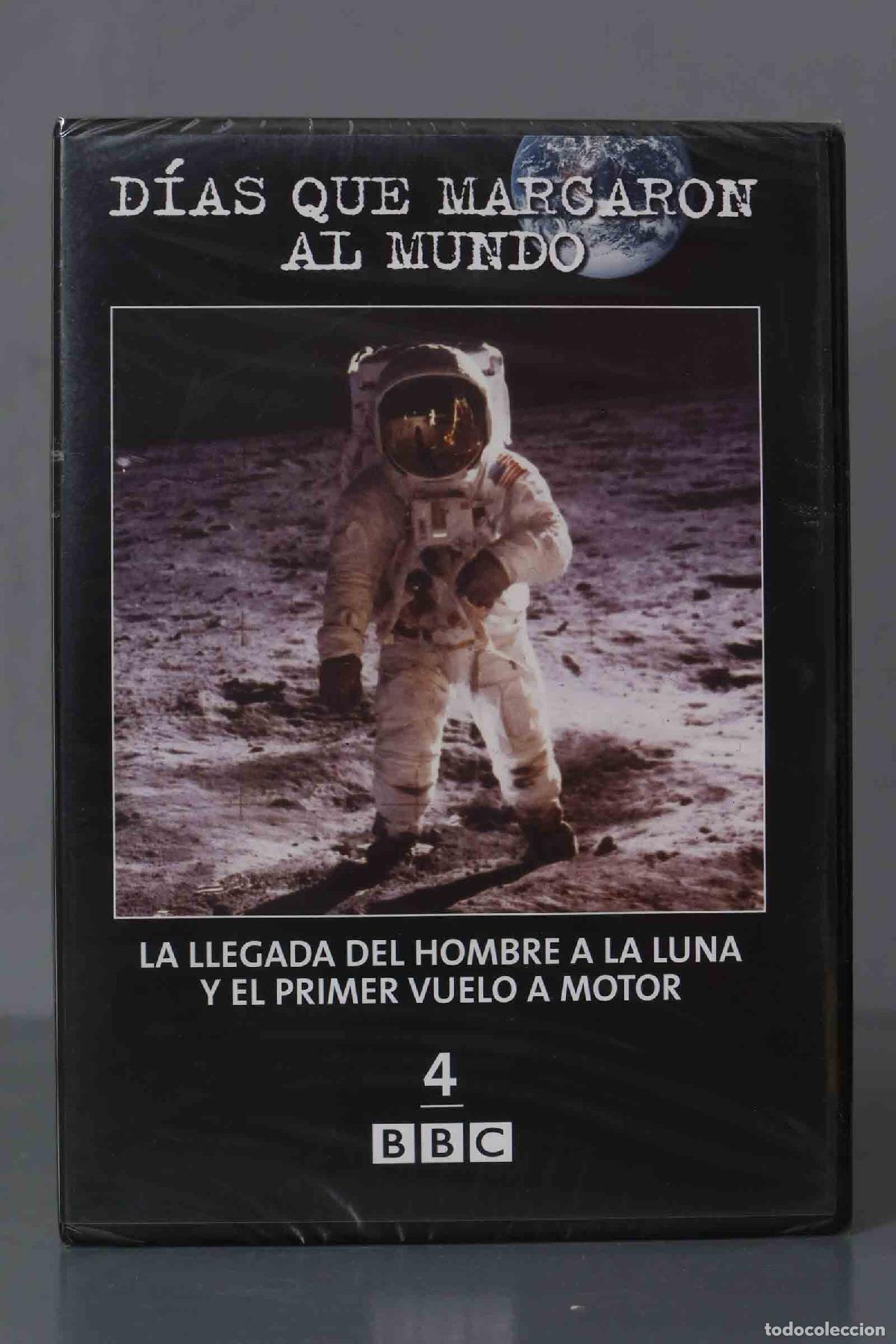 Cine: DVD. LA LLEGADA DEL HOMBRE A LA LUNA Y EL PRIMER VUELO A MOTOR. PRECINTADO