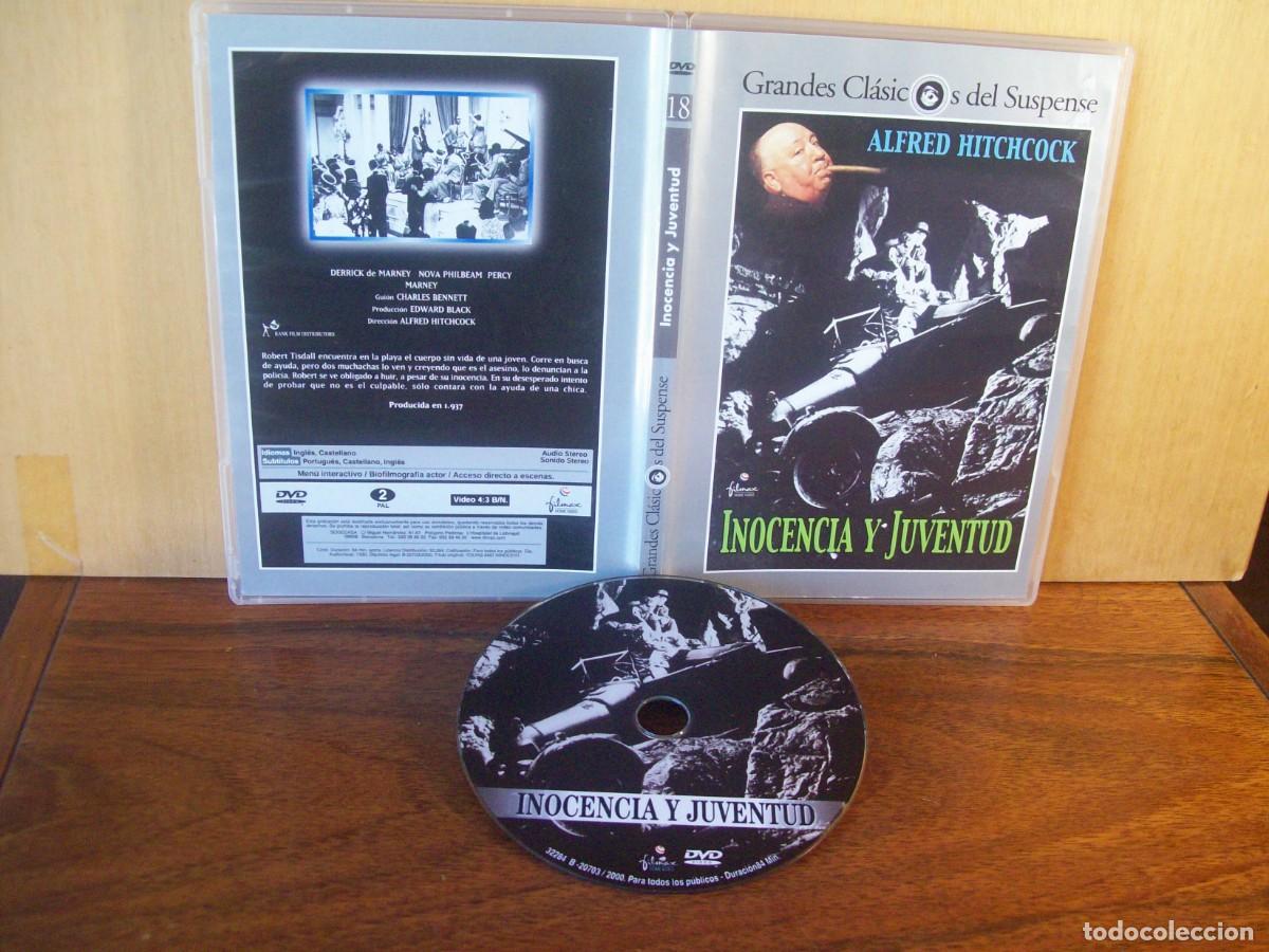Cine: INOCENCIA Y JUVENTUD -DERRICK DE MARNEY - DIRIGIDA POR ALFRED HITCHCOCK - DVD CAJA FINA