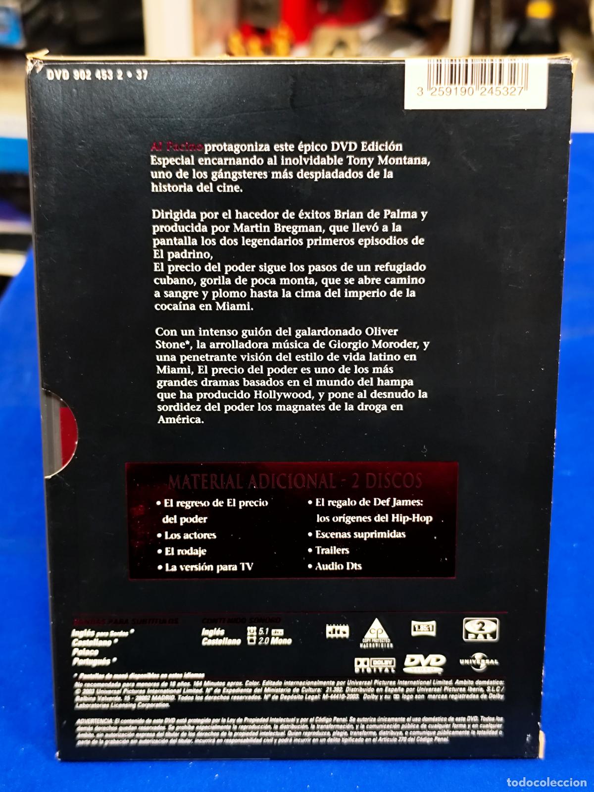 Cine: EL PRECIO DEL PODER - EDICION ESPECIAL - 2 DVD - Foto 6