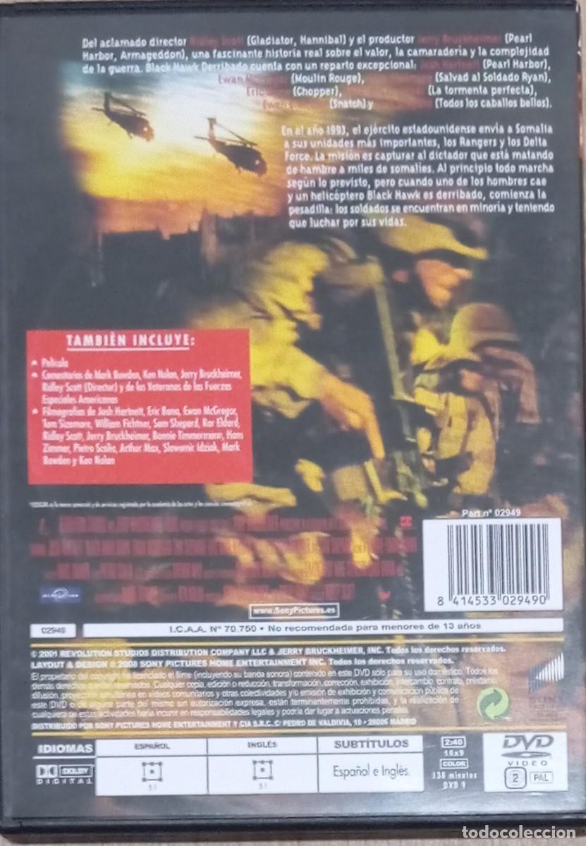 Cine: DVD BLACK HAWK DERRIBADO - Foto 2