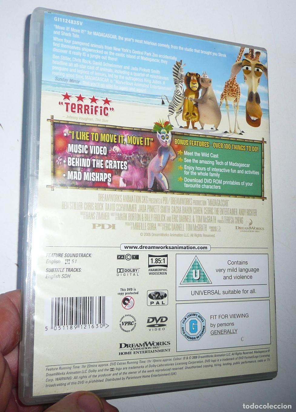 Cine: DVD Madagascar (En ingl&eacute;s) - Foto 2
