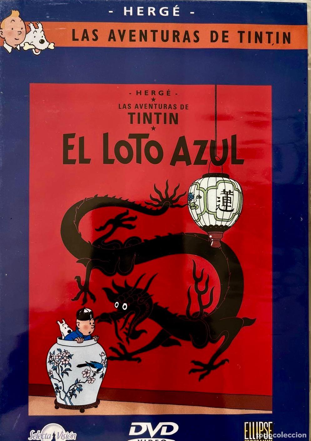 Cine: LAS AVENTURAS DE TINT&Iacute;N, EL LOTO AZUL. DVD CON EXTRAS, NUEVO Y A&Uacute;N PRECINTADO