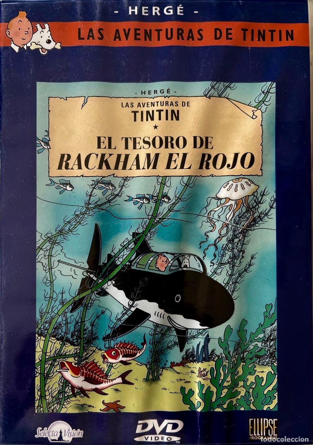 Cine: LAS AVENTURAS DE TINT&Iacute;N, EL TESORO DE RACKHAM EL ROJO. DVD CON EXTRAS, NUEVO Y A&Uacute;N PRECINTADO