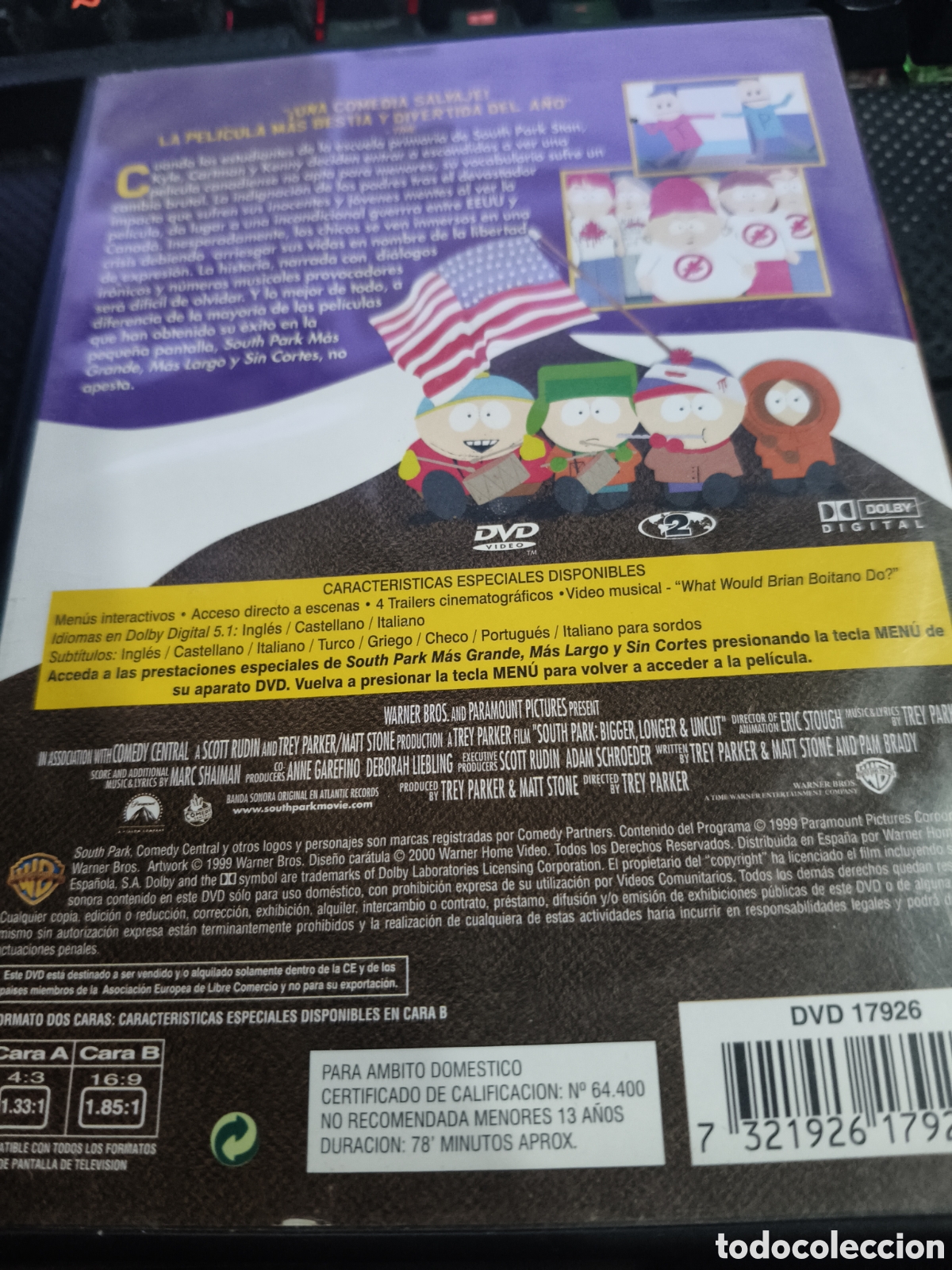 Cine: South park DVD -----89 - Foto 2