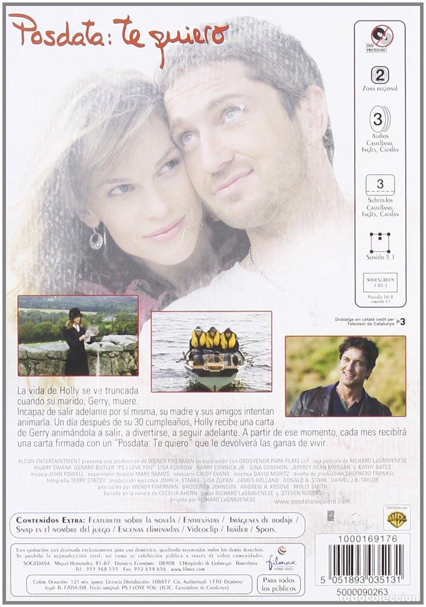 Cine: POSDATA: TE QUIERO - DVD - NUEVO - Foto 2