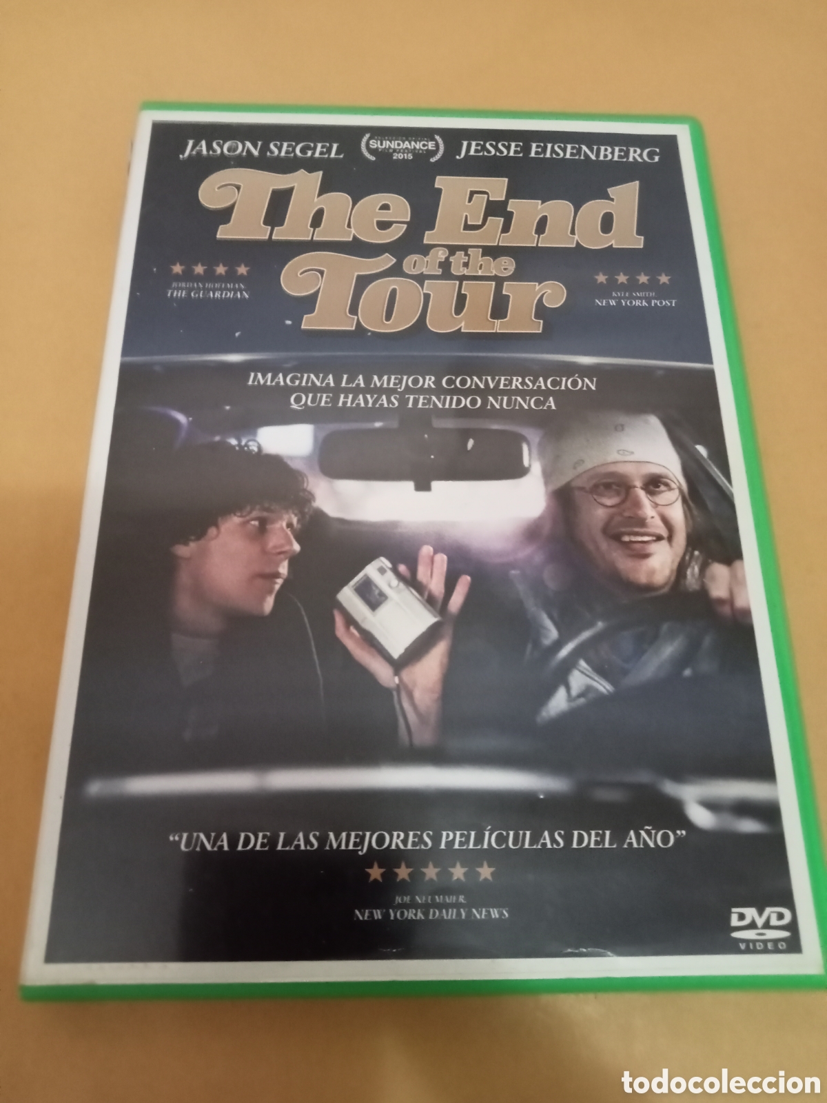 Cine: Dvd. The end of the tour. Con Jason Segel y Jesse Eisenberg.