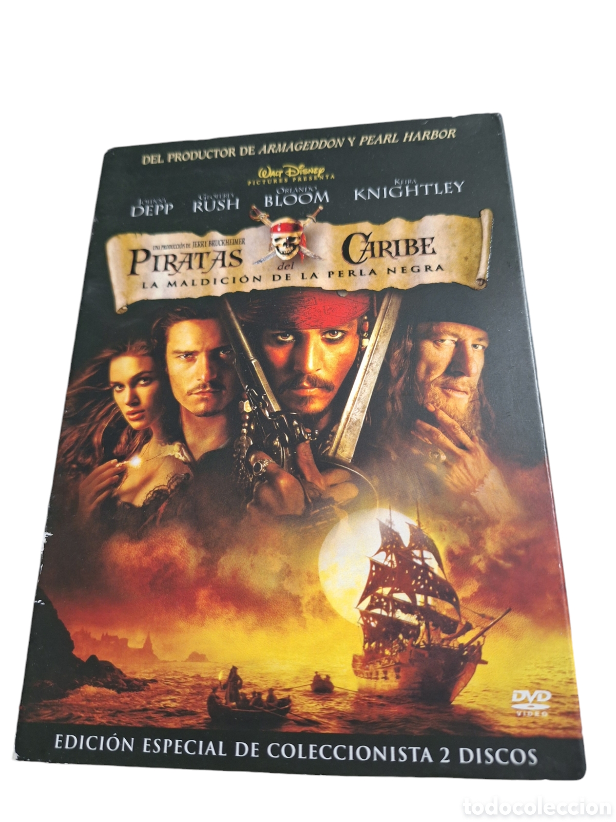 Cine: S60 piratas del caribe la maldicion de la perla negra DVD SEGUNDAMANO
