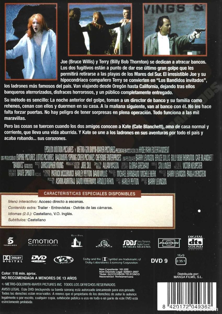 Cine: BANDITS BRUCE WILLIS - Foto 2