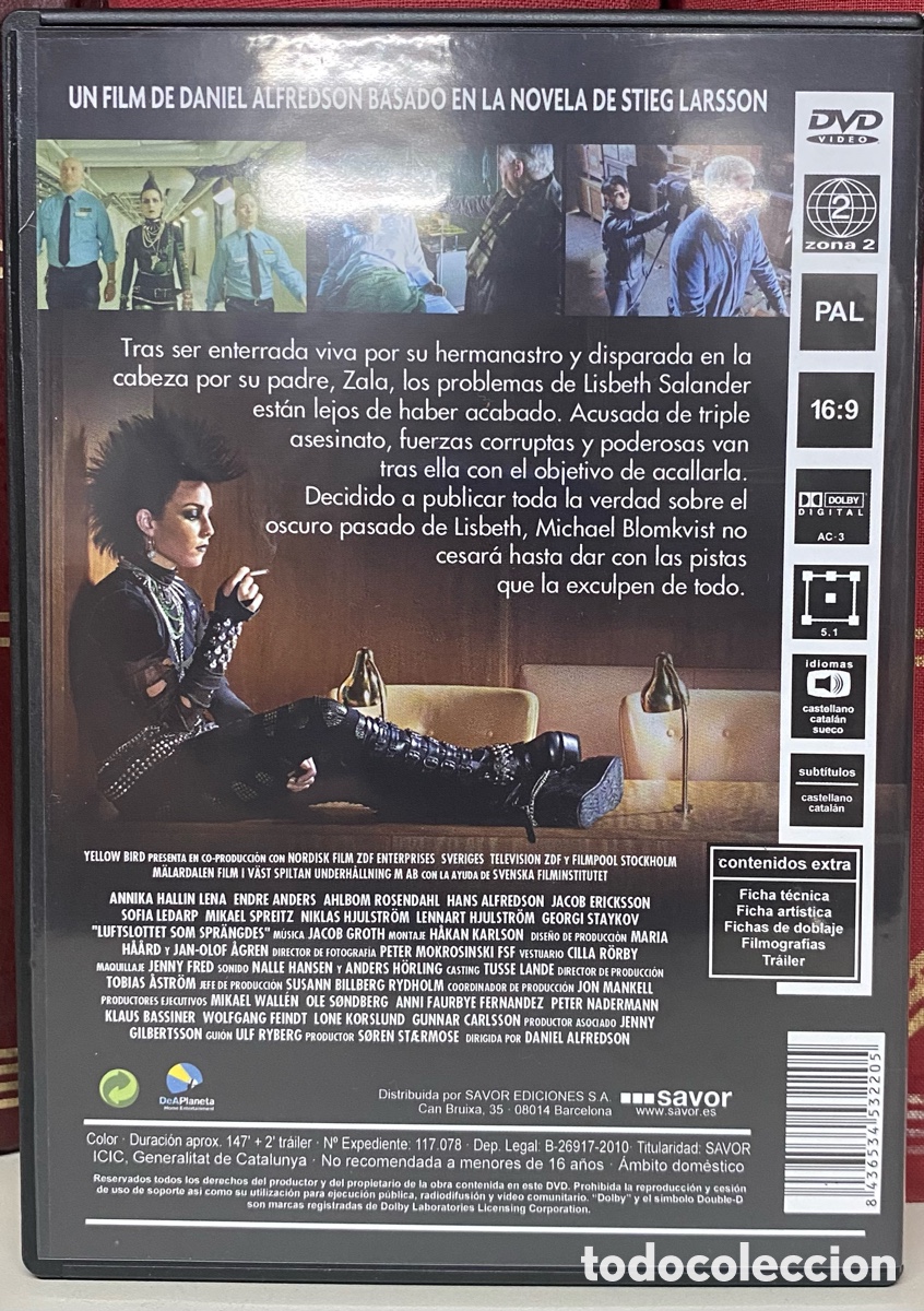 Cine: Millenium 3. DVD. 2010. - Foto 2