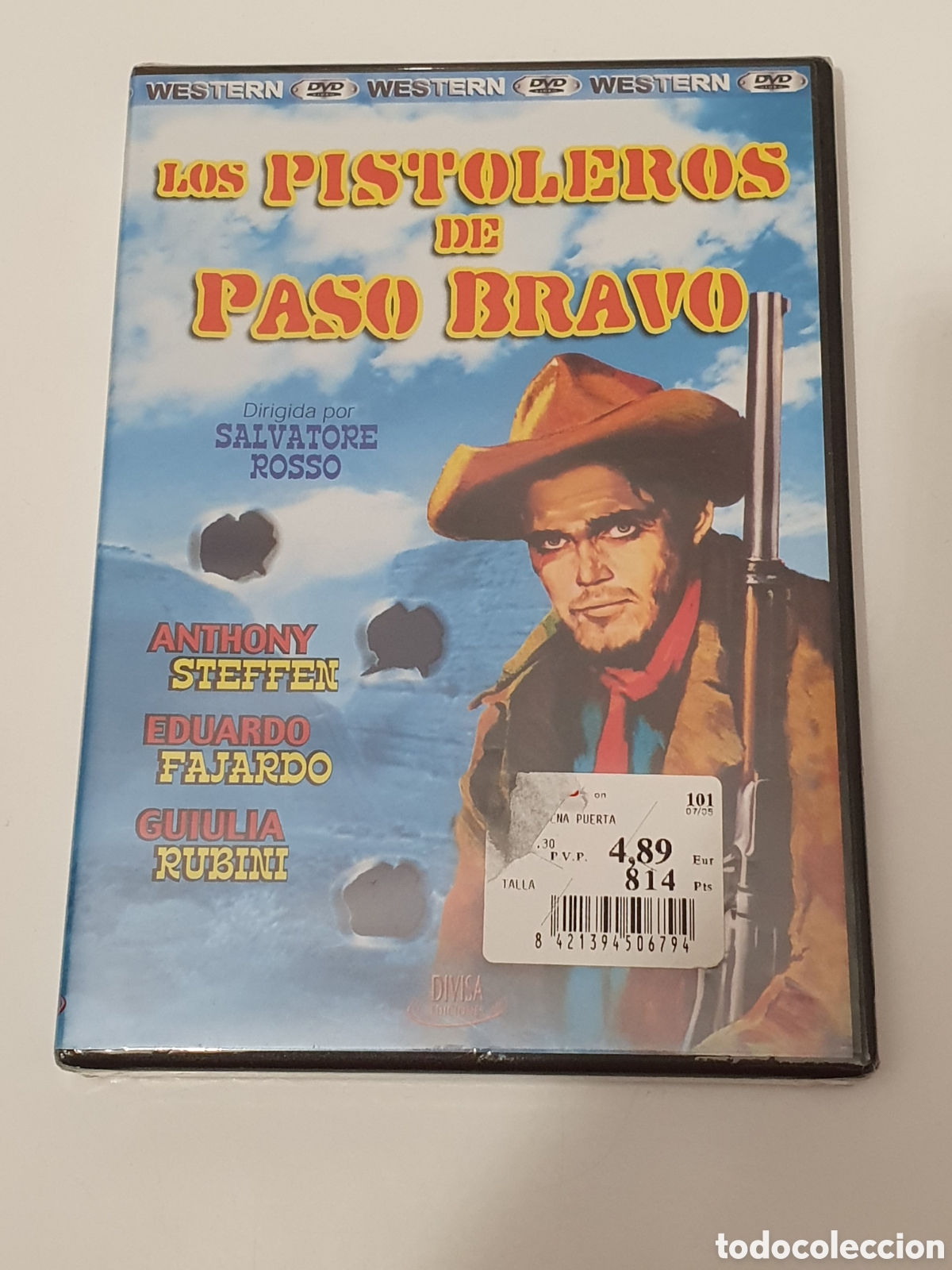 Cine: 29-Dvd. Los Pistoleros De Paso Bravo, Nuevo, Precintado Original, Sin Estrenar Ni Usar.