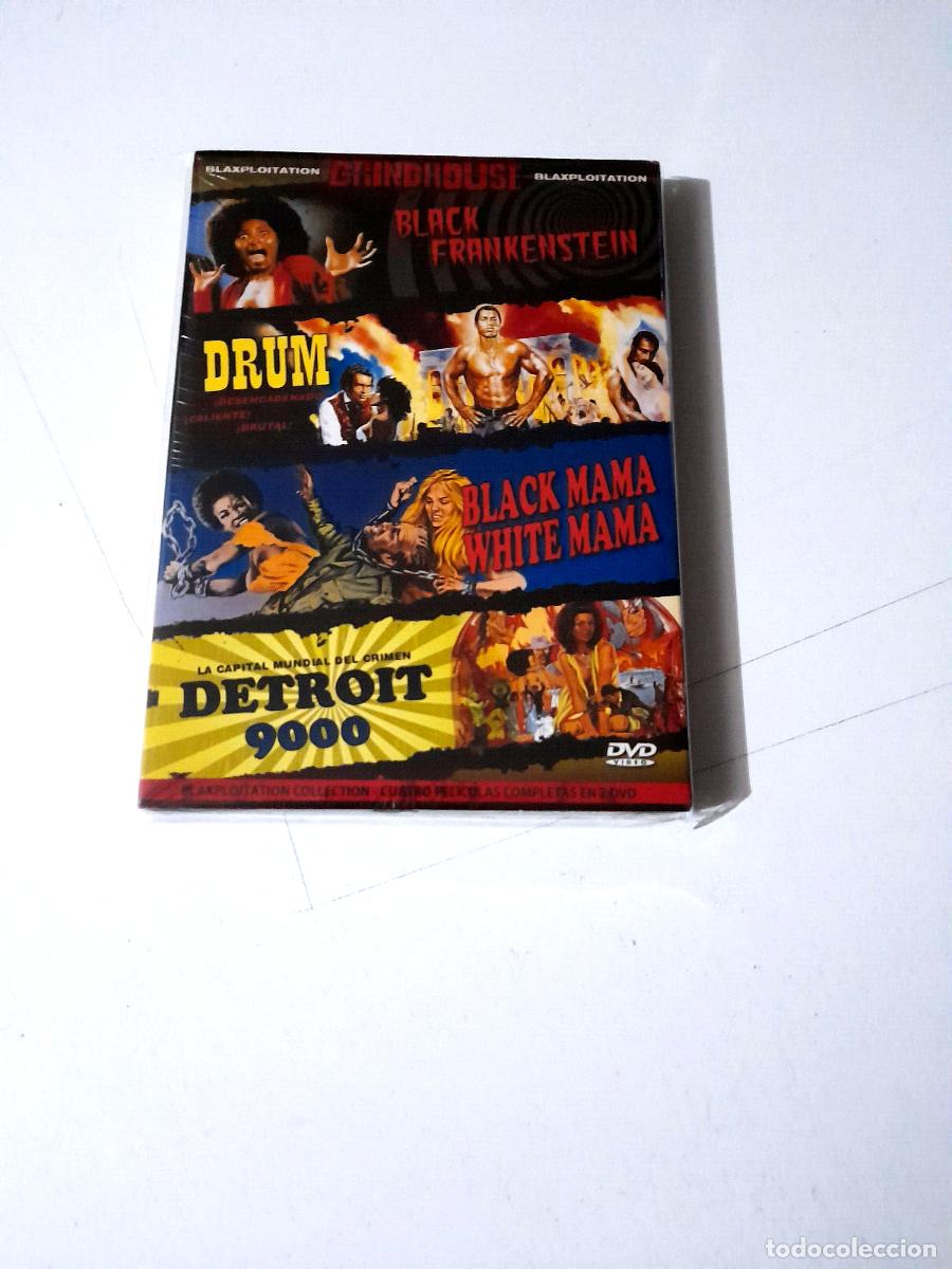 Cine: DVD &rdquo;GRINDHOUSE BLAXPLOITATION PACK&rdquo; 2DVD COMO NUEVO BLACK FRANKENSTEIN DRUM BLA
