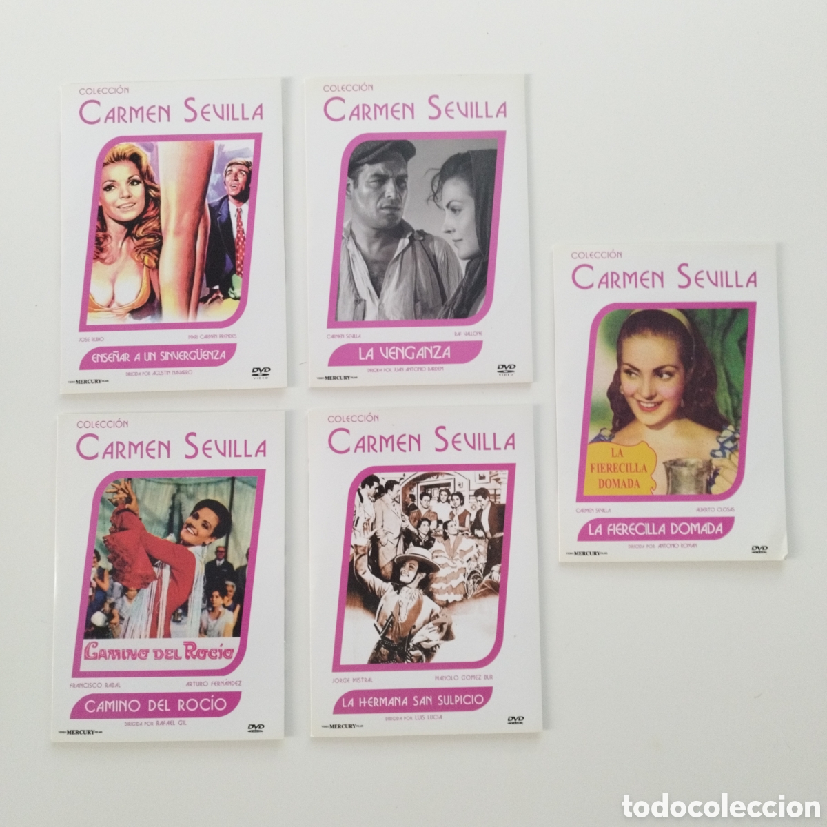Cinema: LOTE 5 DVD / COLECCION CARMEN SEVILLA / VIDEO MERCURY FILMS