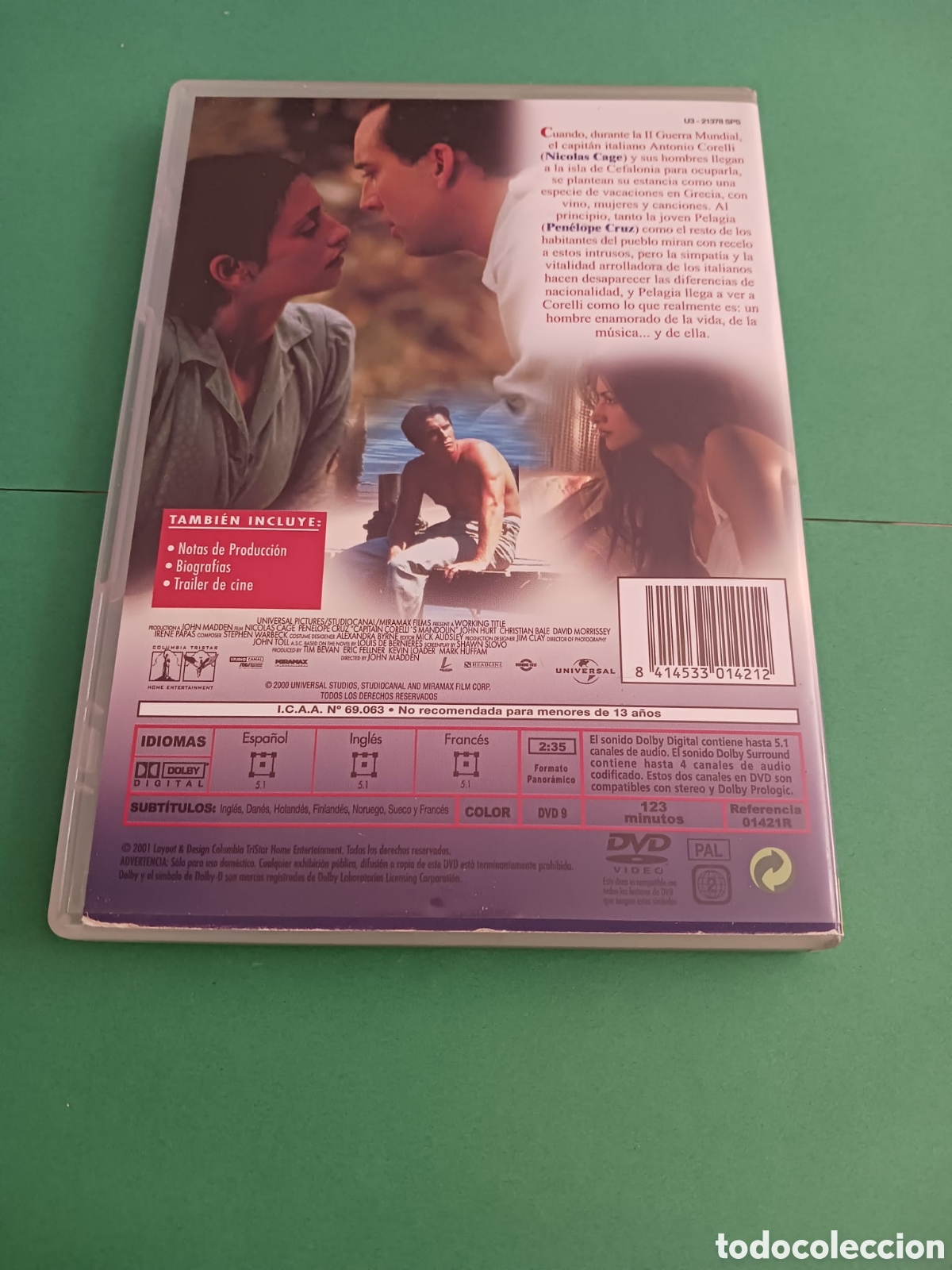 Cine: Pel&iacute;cula DVD/ La Mandolina del capitan Corelli - Foto 6