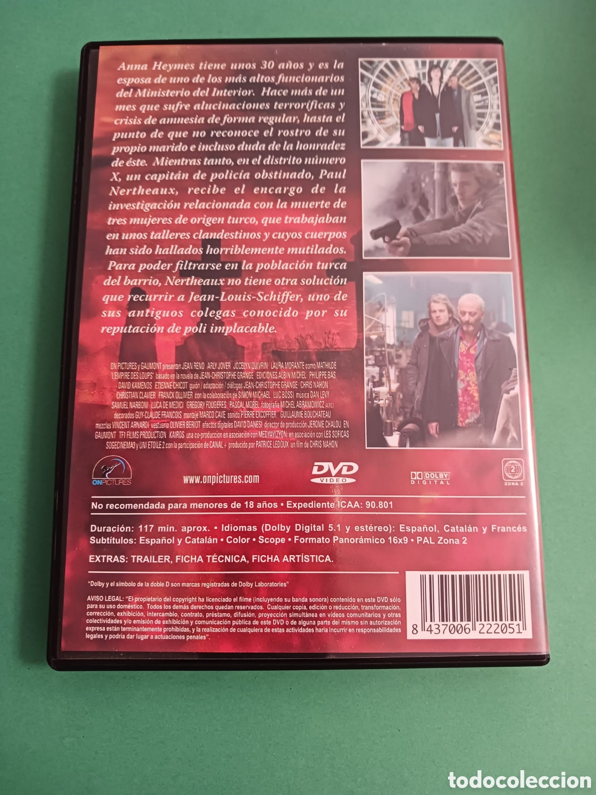 Cine: Pel&iacute;cula DVD, EL IMPERIO DE LOS LOBOS - Foto 4