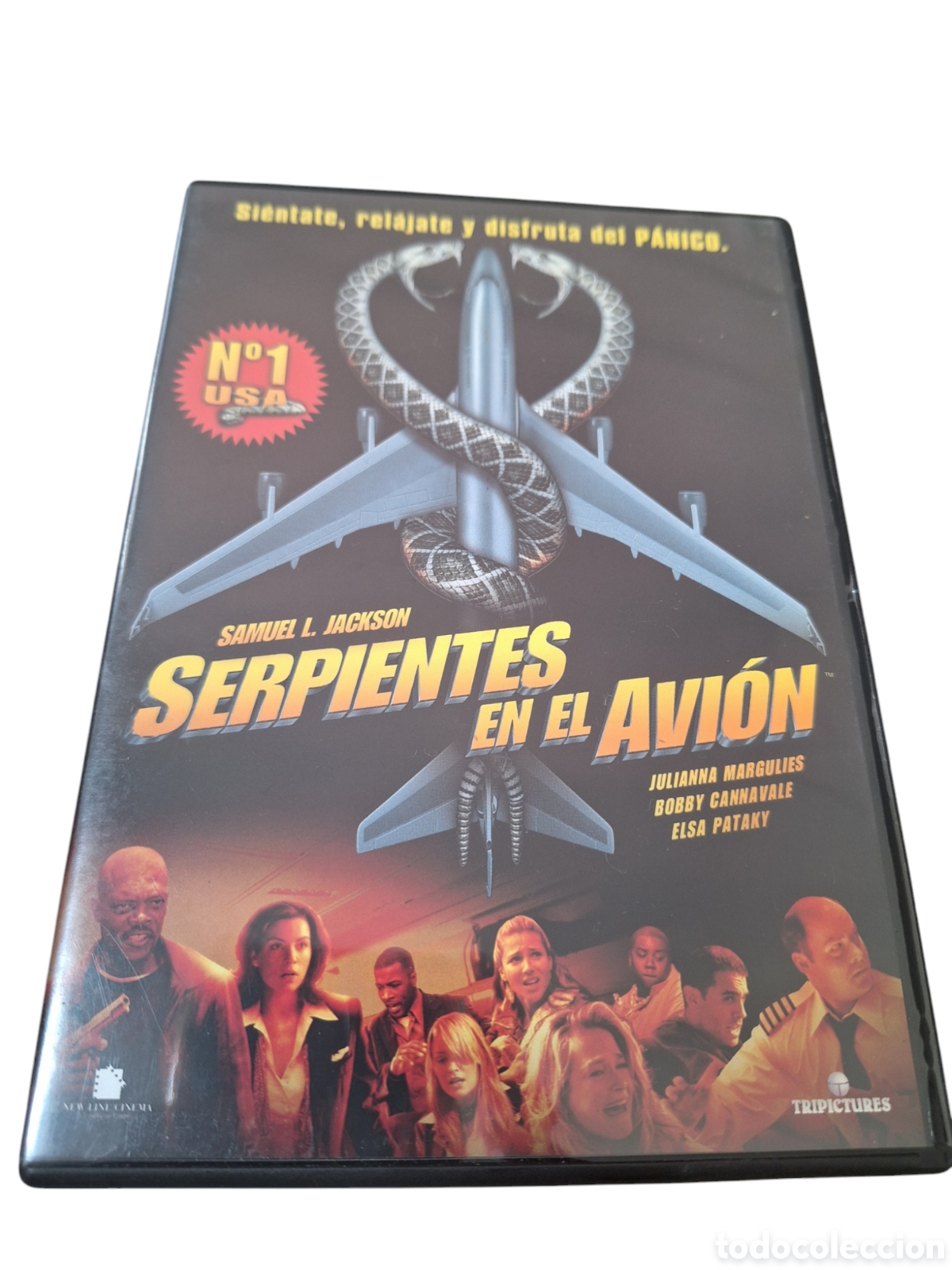 Kino: CND116 serpientes en el avi&oacute;n DVD COMO NUEVO