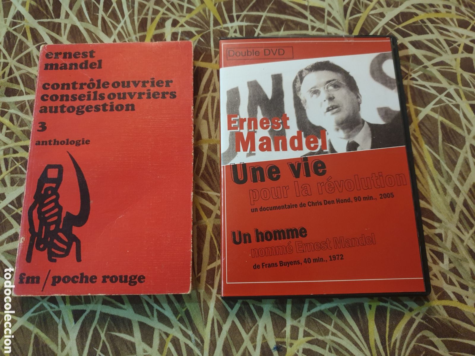 Cine: Ernest Mandel double DVD + Ernest Mandel livre de poche rouge