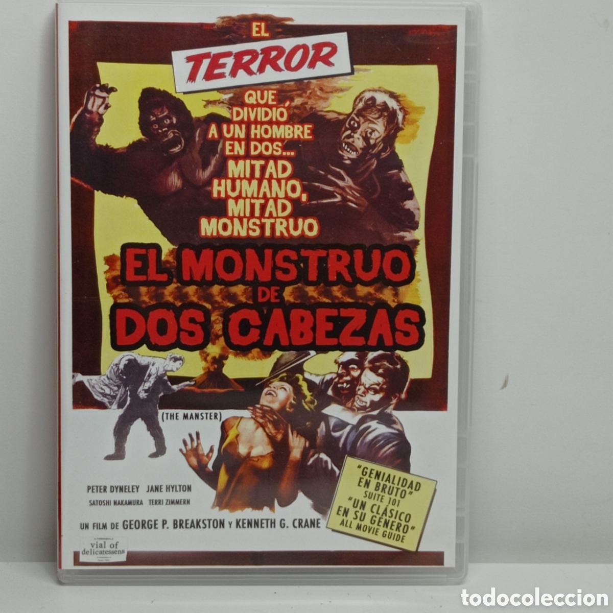 Cine: EL MONSTRUO DE DOS CABEZAS (BREAKSTON-CRANE, 1959) VOSE,COMO NUEVA
